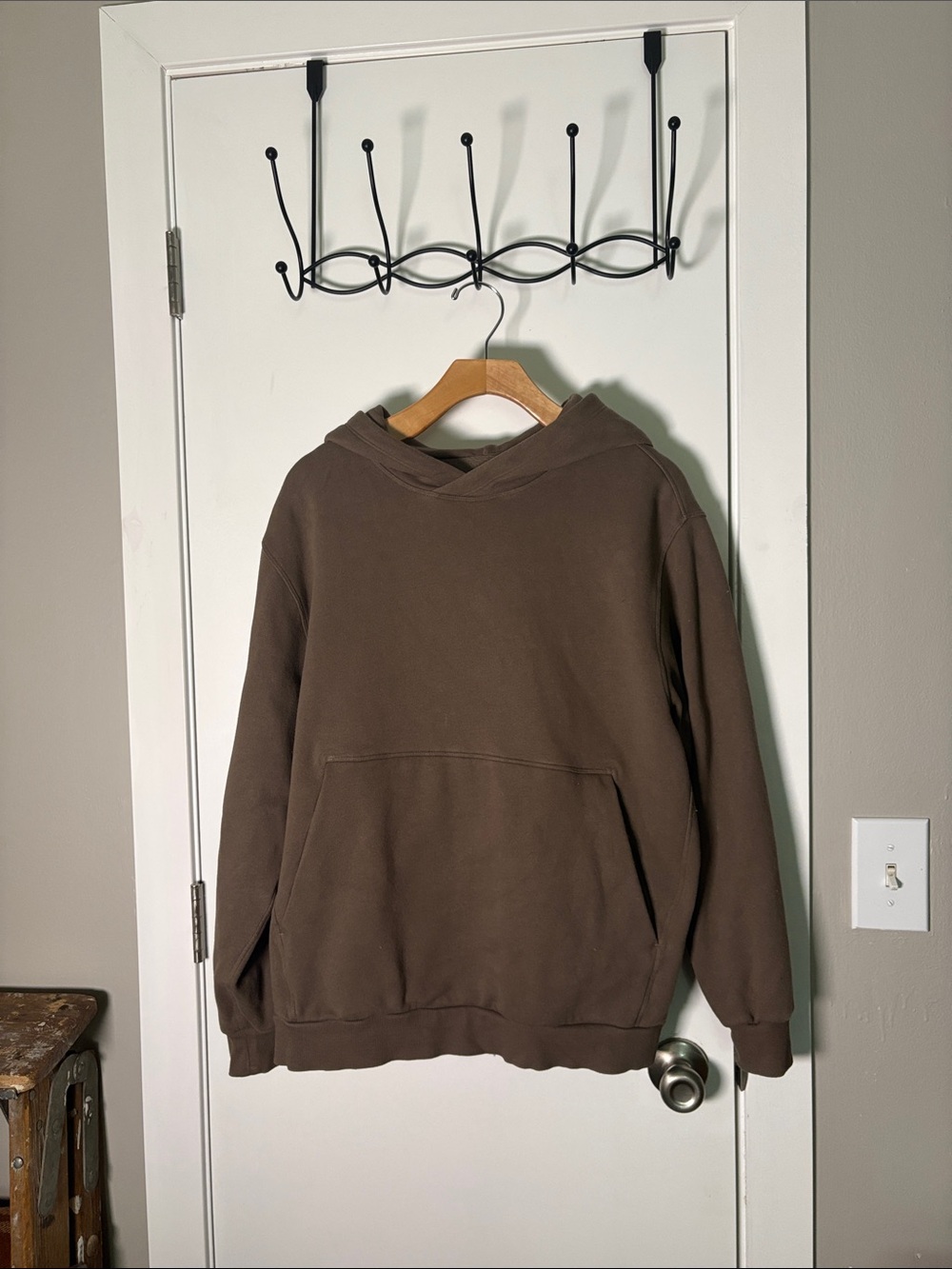 lululemon athletica Brown Hooded Pullover Sweatshirt